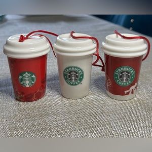 Starbucks Christmas ornaments